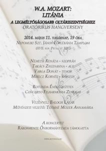 2014-05-11 Mozart: Litánia (Kv243)